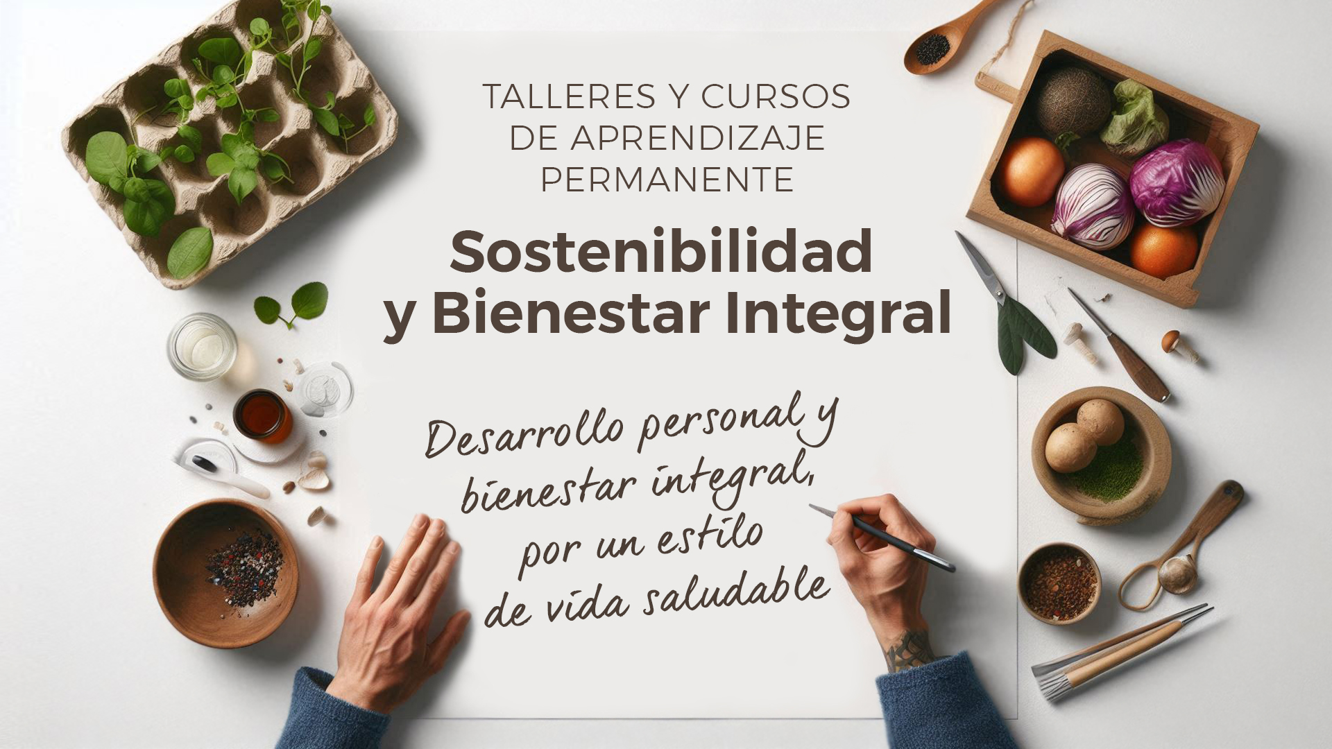 Sostenibilidad y Bienestar Integral: Talleres y Cursos de Aprendizaje Permanente